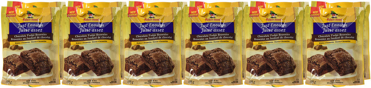 Robin Hood Just Enough Chocolate Brownie Mix 190g/6.7oz (Imported from Canada)